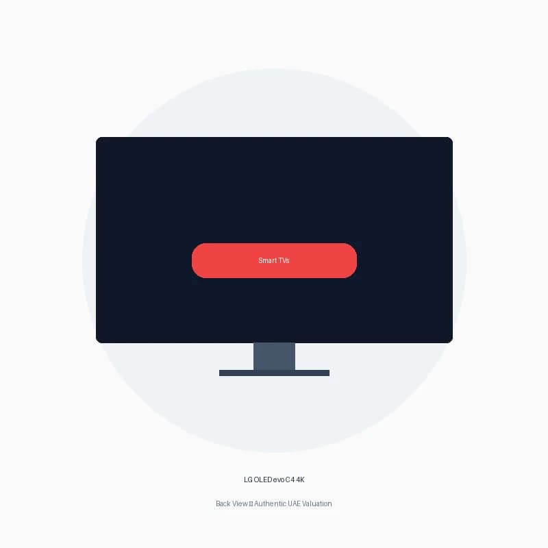 LG OLED evo C4 4K Smart TV Back